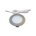 Recessed LED panel luminaire FR 78-LED, IP44, LED24 connection, CRi>90, 4W 4000K 270lm 110°, matt chrome