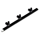 Adjustable LED 2-Link SPOT, 3-flame, for LED 2-Link profiles, 30cm, CRi>90, 3x 1.5W 3000K 80lm 38°, black
