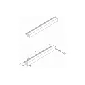 Hera under-cabinet luminaire up / down IP20, opal, black  9