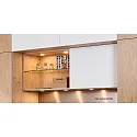 LED Recessed luminaire FAR 58, 3er Set, 3x 3W, 3000K, IP20, brushed stainless steel
