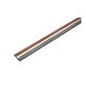 LED glass edge profile, single / double sided for panes of glass with 0.3-1.3cm thickness, 76cm