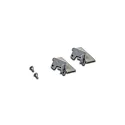 2pc. set of end cap for LED milling mount profile A, 24mm, with fastening screws, anodised alu