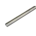 LED milling mount profile A 24mm for covering profile 15mm, asymmetrical light beam, length 100cm, anodised alu