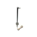 LED 2-Link Haltearm 30cm, vairable height (seamless), with LED 24V connecting cable 250cm, max. 48W, anodised alu