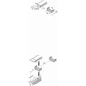 Hera recessed profile, stainless steel