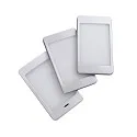 HEITRONIC LED Under cabinet luminaire SASKIA, set of 3, 18W, 3000K, 810lm, IP20, silver