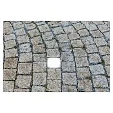 HEITRONIC floor recessed luminaire AKIAKI  with open cable, walkable IP67, transparent 