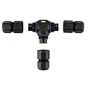 HEITRONIC T Cable connector, 3 pole, IP68, black
