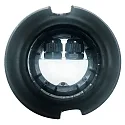 HEITRONIC LED Floor recessed spot MESSINA, round, 90°, 9W, 3000K, 500lm, IP67, silver