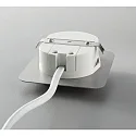 LED Recessed luminaire VALENCE with sensor, 2W, 3000K, 25lm, IP20, aluminum