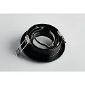 HEITRONIC Recessed spot DL7801, ROUND, GU10 & GU5.3, LED max. 8W, IP20, swiveling, black