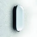HEITRONIC LED Wall / Ceiling luminaire TOLEDO Outdoor luminaire, 20W, 4000K, 1600lm, IP65, black