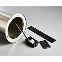 HEITRONIC Floor lamp NAXOS Path light, 49cm, E27, IP44, stainless steel