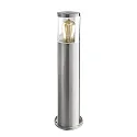 HEITRONIC Floor lamp NAXOS Path light, 49cm, E27, IP44, stainless steel