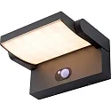 solar wall luminaire ARONA rotatable, with sensor, vertacal IP54, anthracite 
