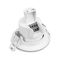 HEITRONIC recessed luminaire DL7003 round, CCT Switch IP44, white dimmable 5,5W 540/600/580lm 3000/4000/6500K 38° CRI >80