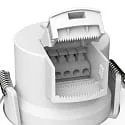HEITRONIC recessed luminaire DL7003 round, CCT Switch IP44, white dimmable 5,5W 540/600/580lm 3000/4000/6500K 38° CRI >80