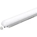 damp-proof luminaire SNAKE 120CM impact resistant, switchable IP65, white matt 