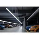 damp-proof luminaire SNAKE 120CM impact resistant, switchable IP65, white matt 