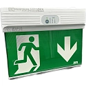 HEITRONIC emergency luminaire SAVE-XS SINGLE CL with accumulator, with emergency light module IP44