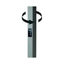 HEITRONIC floor lamp LINEAR up / down IP20, silver dimmable