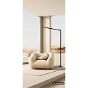 HEITRONIC floor lamp LINEAR with sensor, tunable white, with touch dimmer, UGR < 16