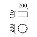 bath luminaire LIV 20 ring shape IP30
