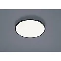 LED Ceiling luminaire RACK LED, round, IP20, black matt