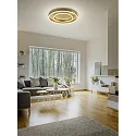 LED Ceiling luminaire SONA LED, round, IP20, gold leaf