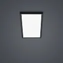 ceiling luminaire RACK IP20, satined, black matt dimmable