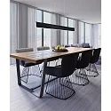 Helestra LED Pendant luminaire NEX LED, IP20, black matt