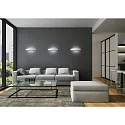 Helestra LED Wall luminaire YONA LED, 27,5cm, IP20, white matt