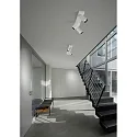LED Ceiling luminaire RIWA LED, 3 flames, IP20, white matt