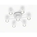 ceiling luminaire KALA 7 flames, rigid IP20, white matt dimmable