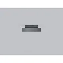 Helestra outdoor ceiling luminaire SAY direct, switchable LED IP65, graphite 