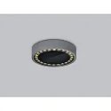 Helestra outdoor ceiling luminaire SAY direct, switchable LED IP65, graphite 