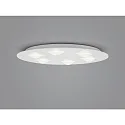 Helestra ceiling luminaire NOMI 6 flames, round LED IP20, white dimmable