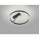 ceiling luminaire ELARA ring shape IP20, gold, black matt dimmable