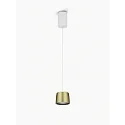 Helestra pendant luminaire OVE IP20, gold, white dimmable