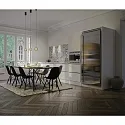 Helestra pendant luminaire OVE IP20, black, white dimmable