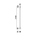 Helestra pendant luminaire OVE IP20, black dimmable