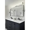 Helestra wall luminaire ALLA 60 switchable IP44, chrome 