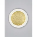 Helestra wall and ceiling luminaire TYRA LED IP20, gold, white dimmable