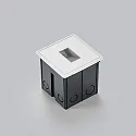 Helestra wall recessed luminaire LES IP65, white matt 