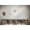 Helestra wall luminaire ELARA ring shape IP20, gold, black matt dimmable