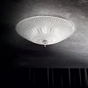 Ceiling luminaire SHELL PL3 Wall luminaire, 3 flames, E27, transparent
