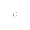 Ideal Lux Wall luminaire IKO AP1, 1 flame, E27, white