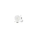 Ideal Lux Ceiling luminaire GLORY PL5 D60 Wall luminaire, 5 flames, Ø 60cm, E27, white