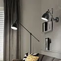 Ideal Lux Wall luminaire NEWTON AP1, E27, black