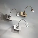 Ideal Lux LED Displaylamp DYNAMO AP1 LED wall luminaire, 1x 3W, chrome